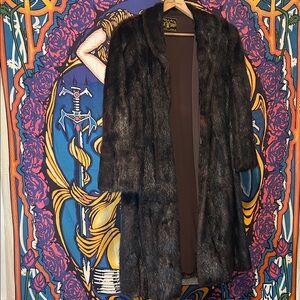 Elegant mink Fur Coat